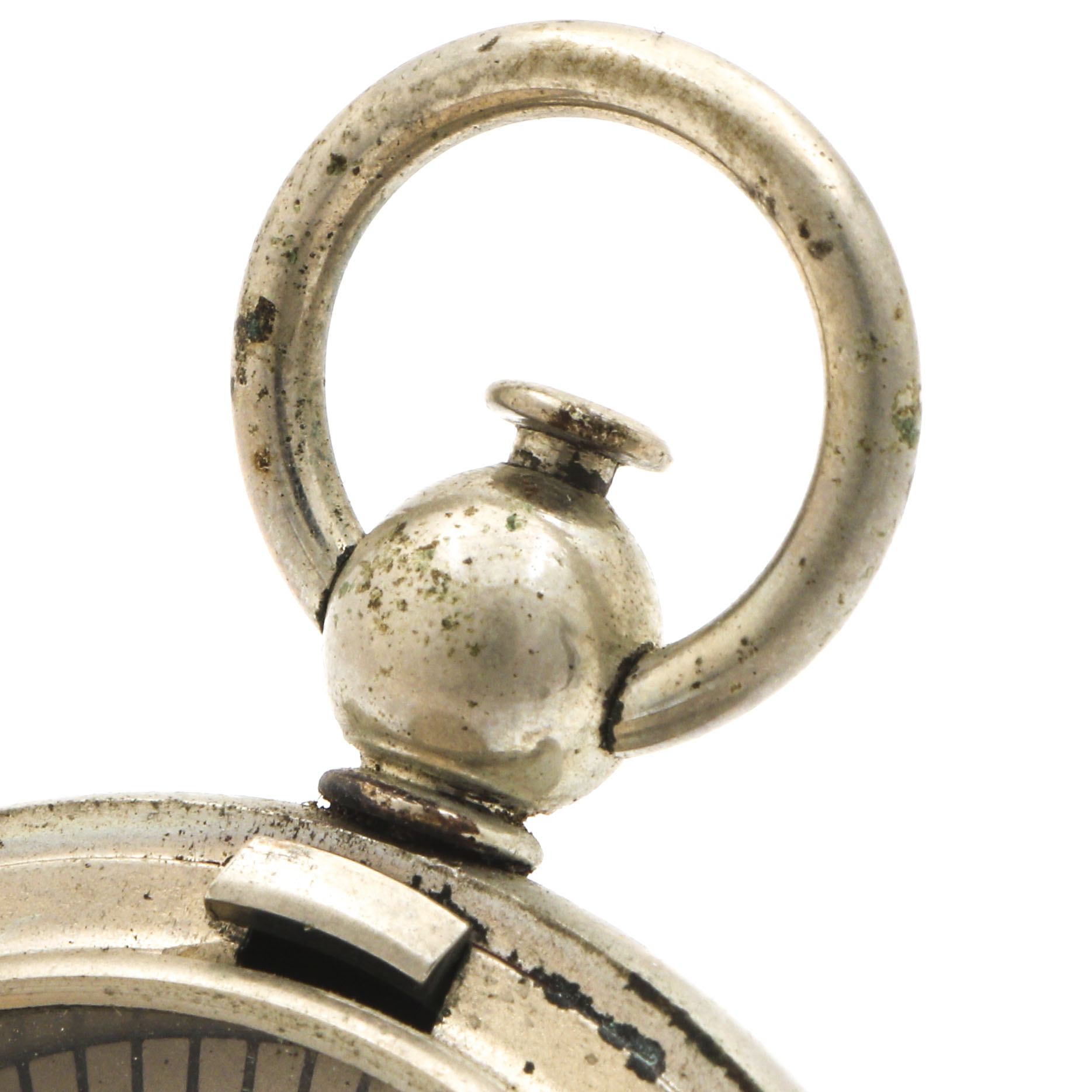 Wittenauer Silver Tone Pocket Compass