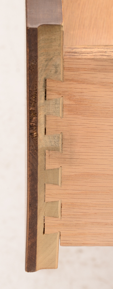 Mid Century Modern Walnut Dresser With Mirror By American of Martinsville