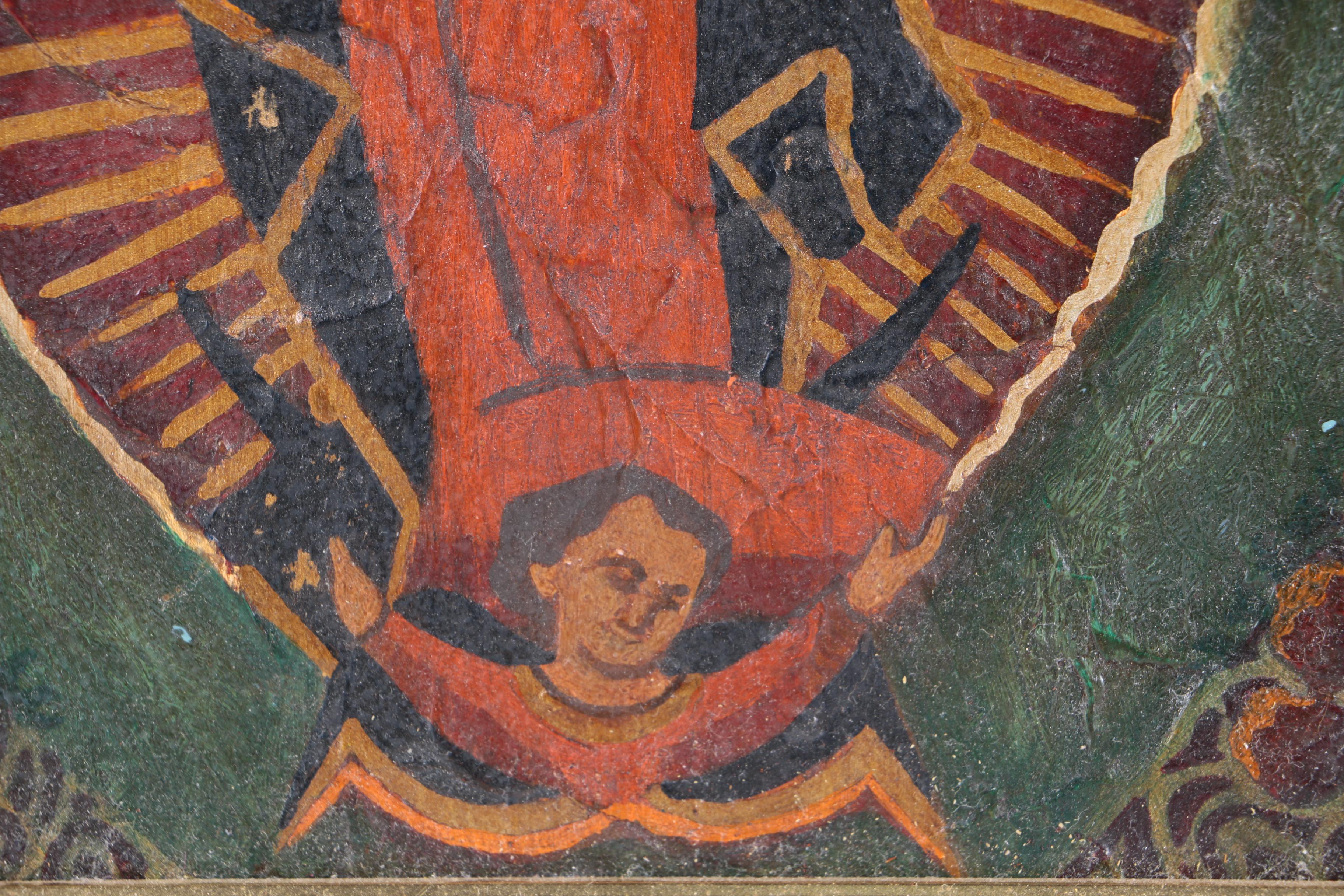 PRIORITY: Morris Oil Painting on Panel of "Our Lady of Guadalupe"