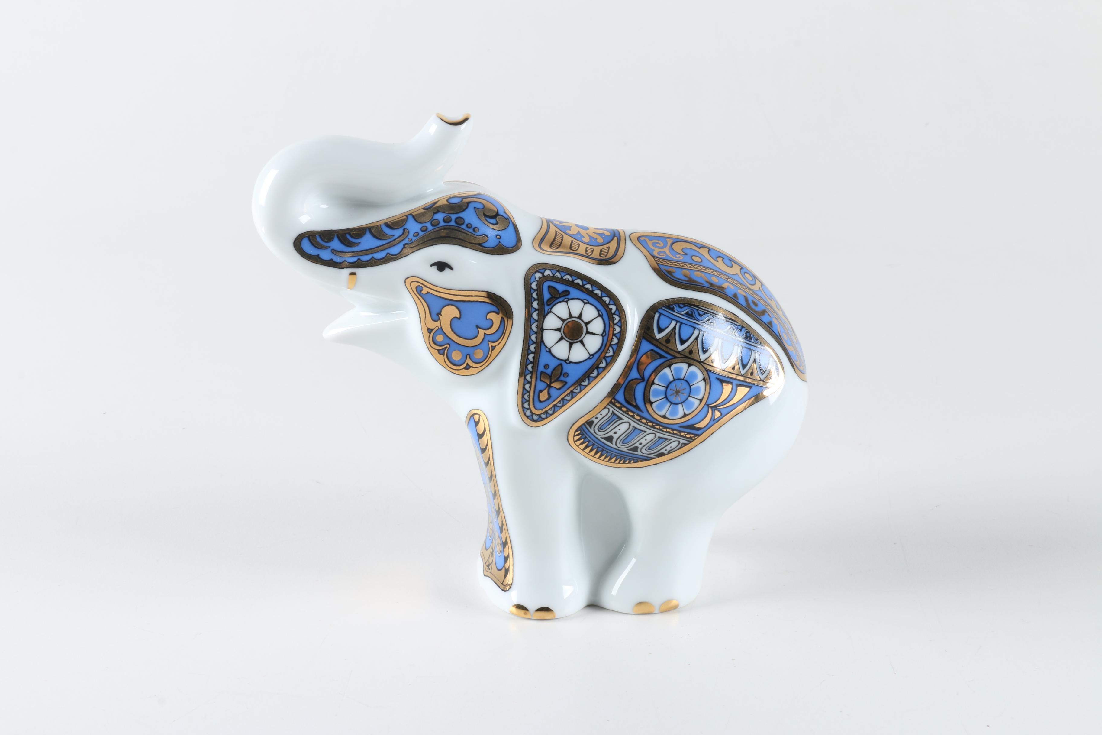 Lanka Porcelain Elephant Mlesna Tea Container