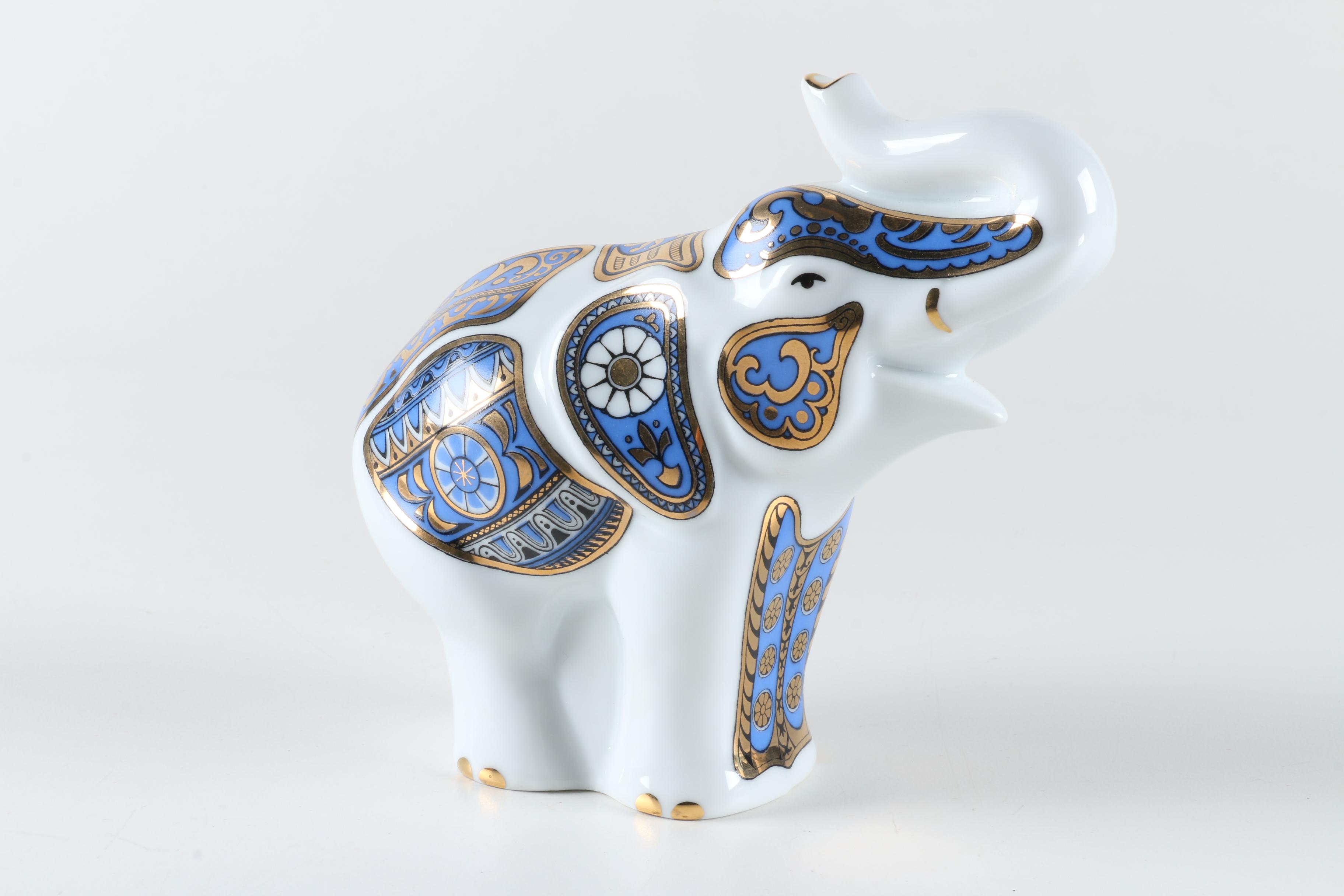 Lanka Porcelain Elephant Mlesna Tea Container