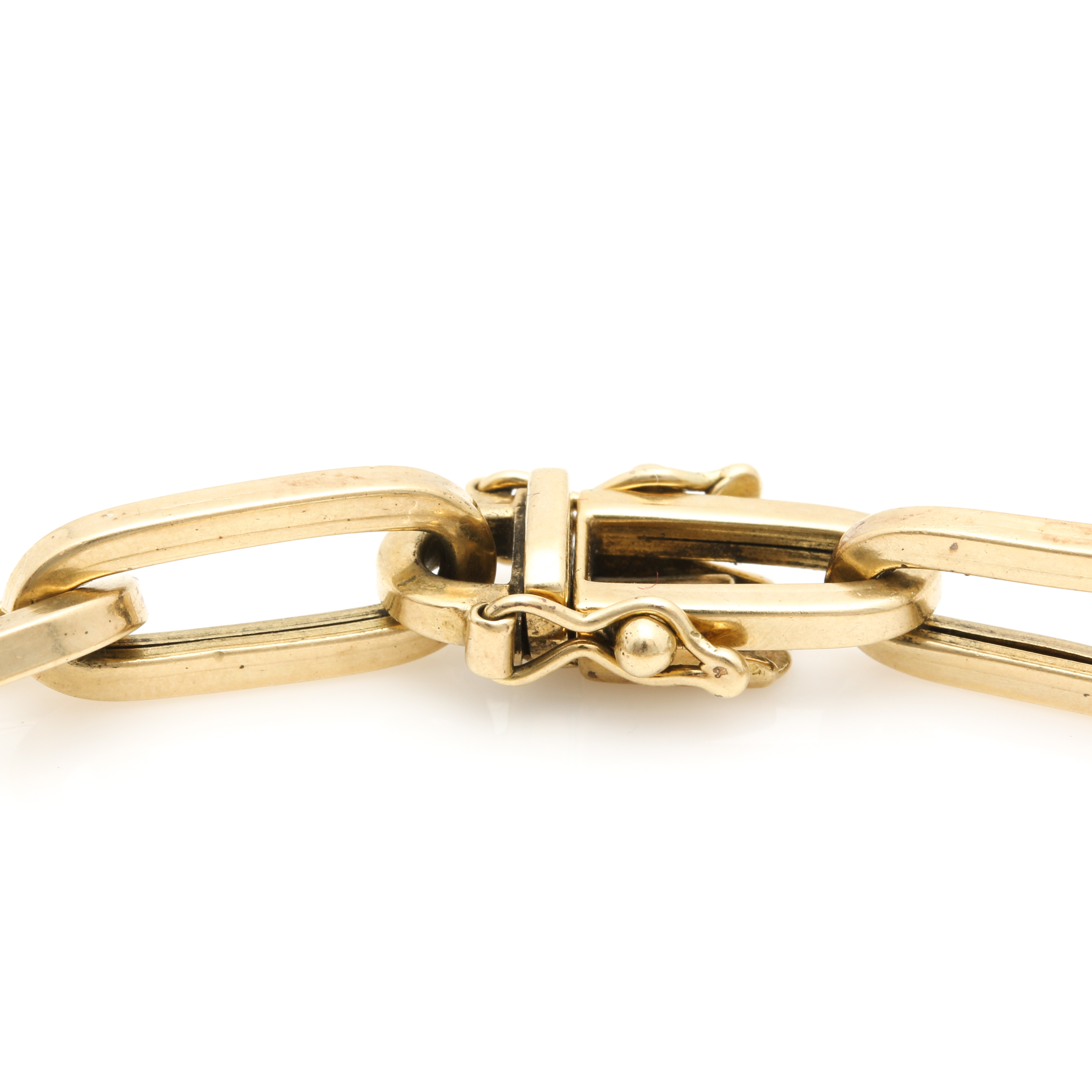 14K Yellow Gold Curb Link Bracelet