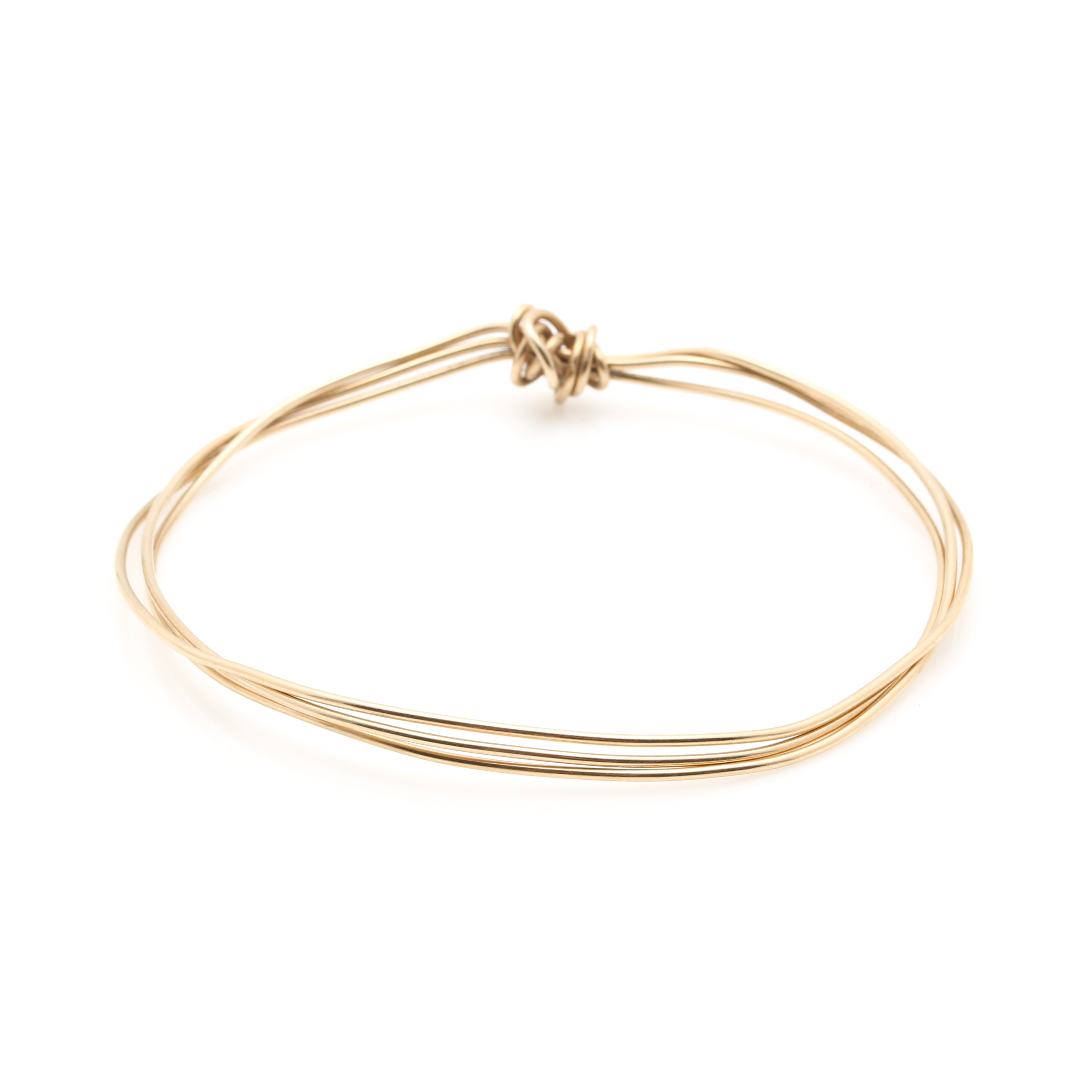 14K Yellow Gold Bangle Bracelet