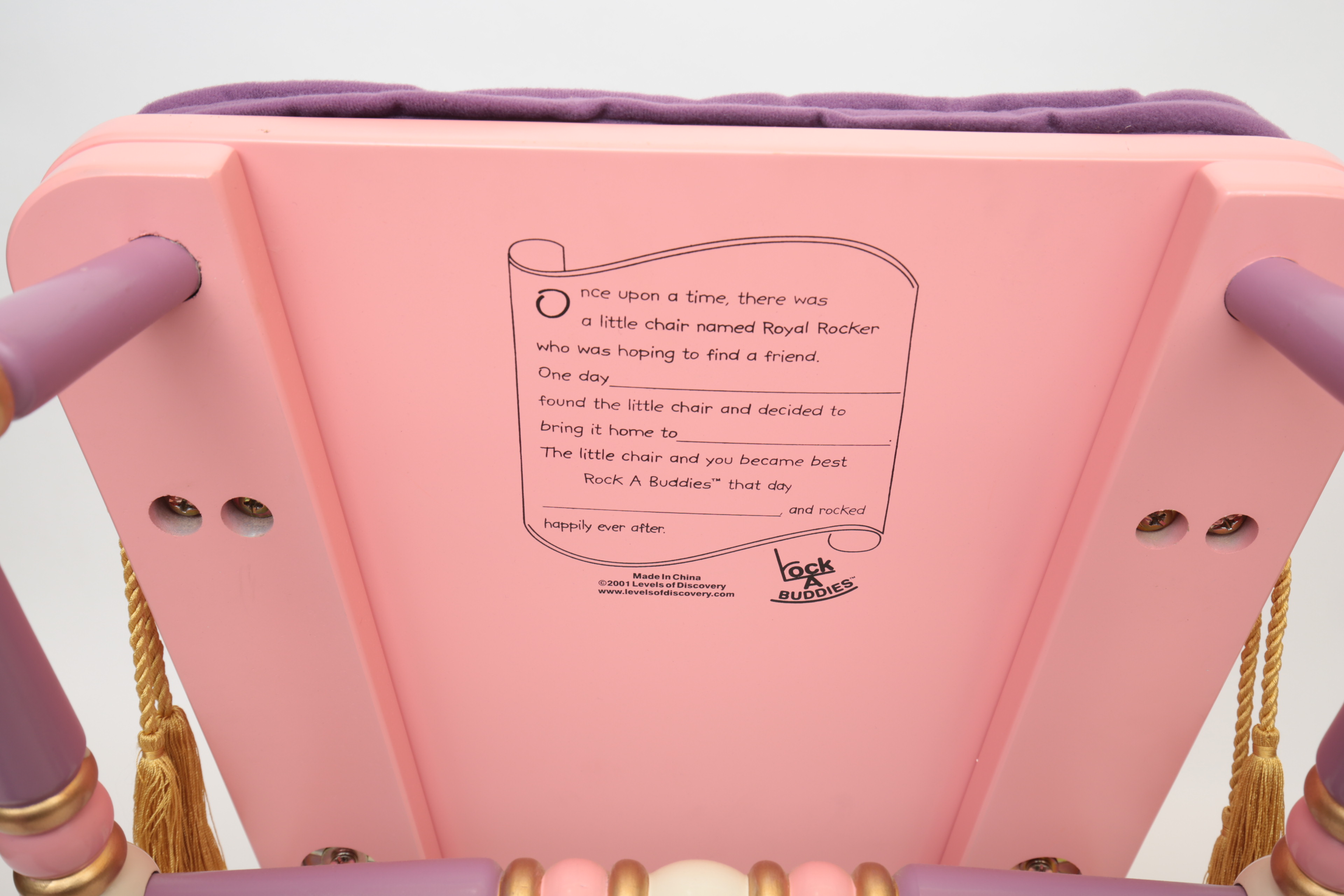 "Rock A Buddies" Princess Rocking Chair by Levels of Discoveries