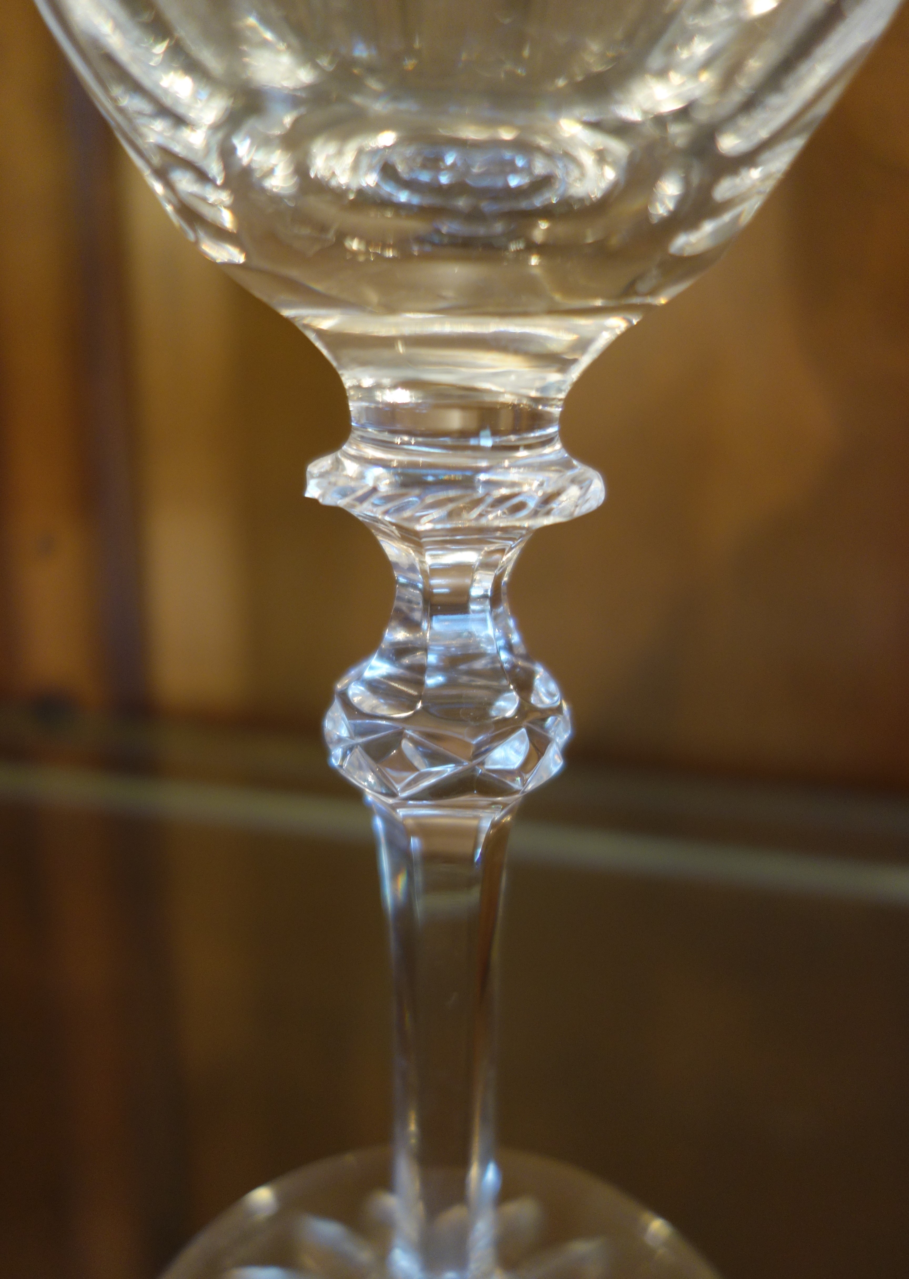 Miller Rogaska Crystal "Country Garden" Wine Glasses