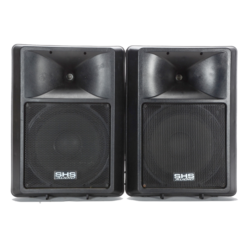 SHS Audio Powered Monitor Speakers