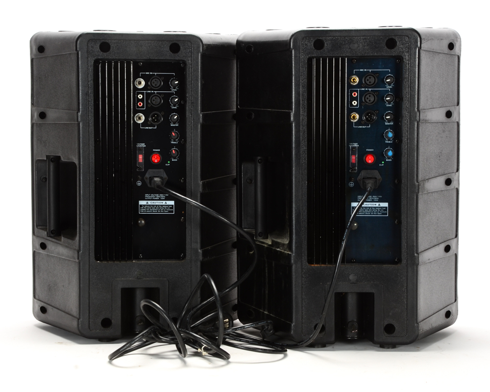 SHS Audio Powered Monitor Speakers