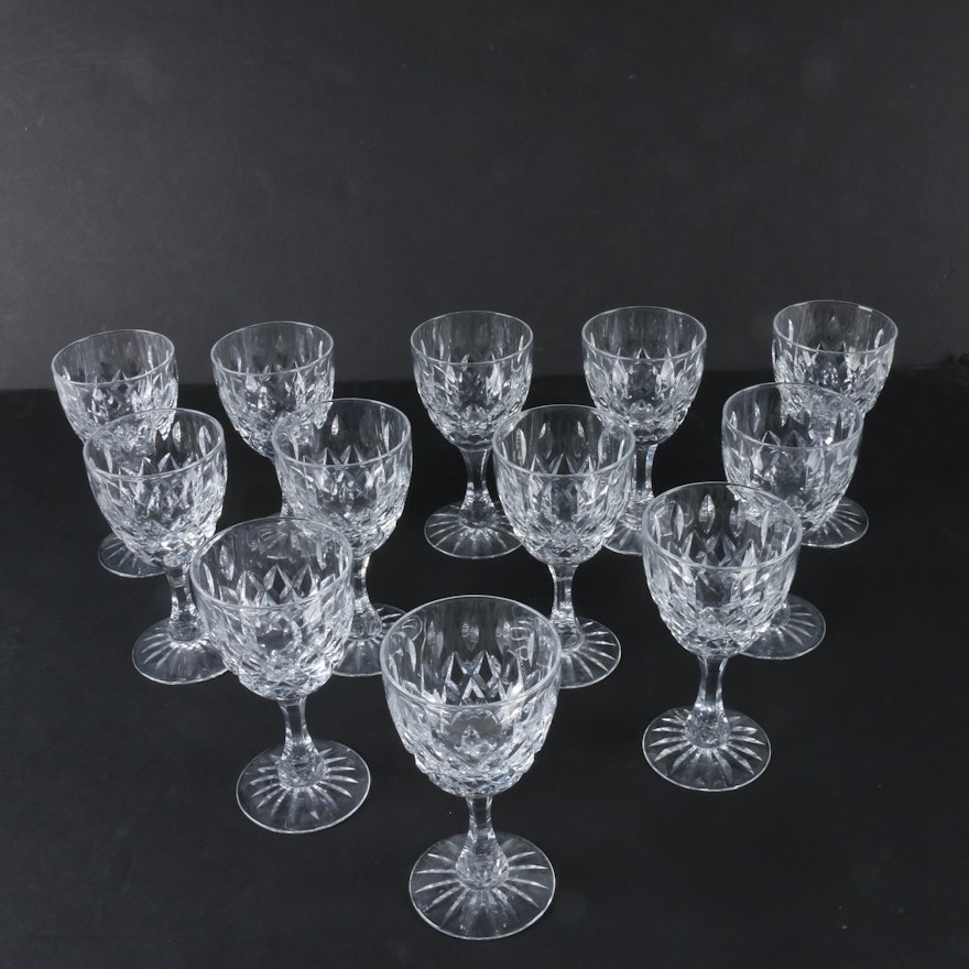 Royal Brierley "Gainsborough" Crystal Wine Glasses