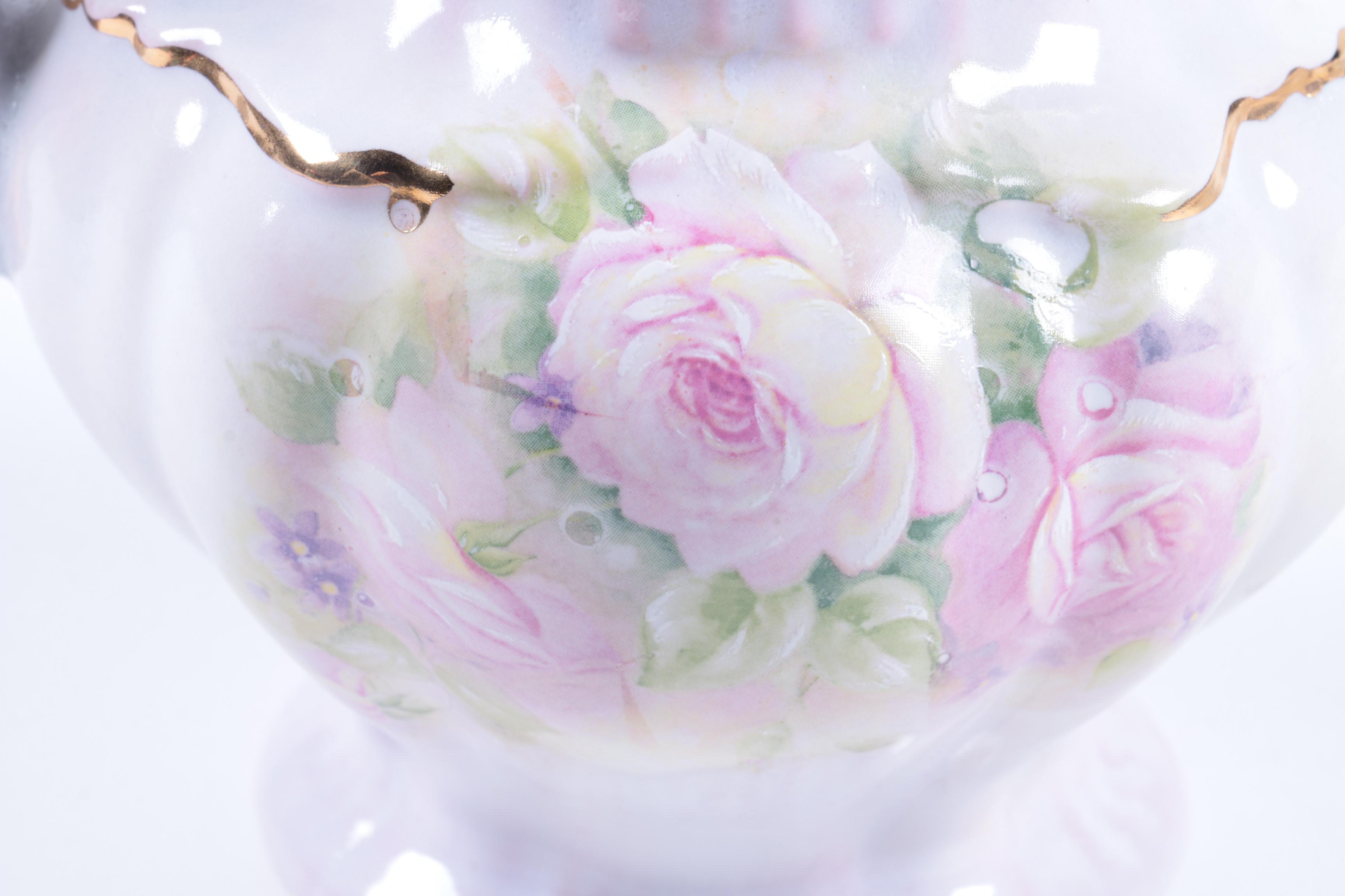 Vintage Ceramic Pitcher and Basin