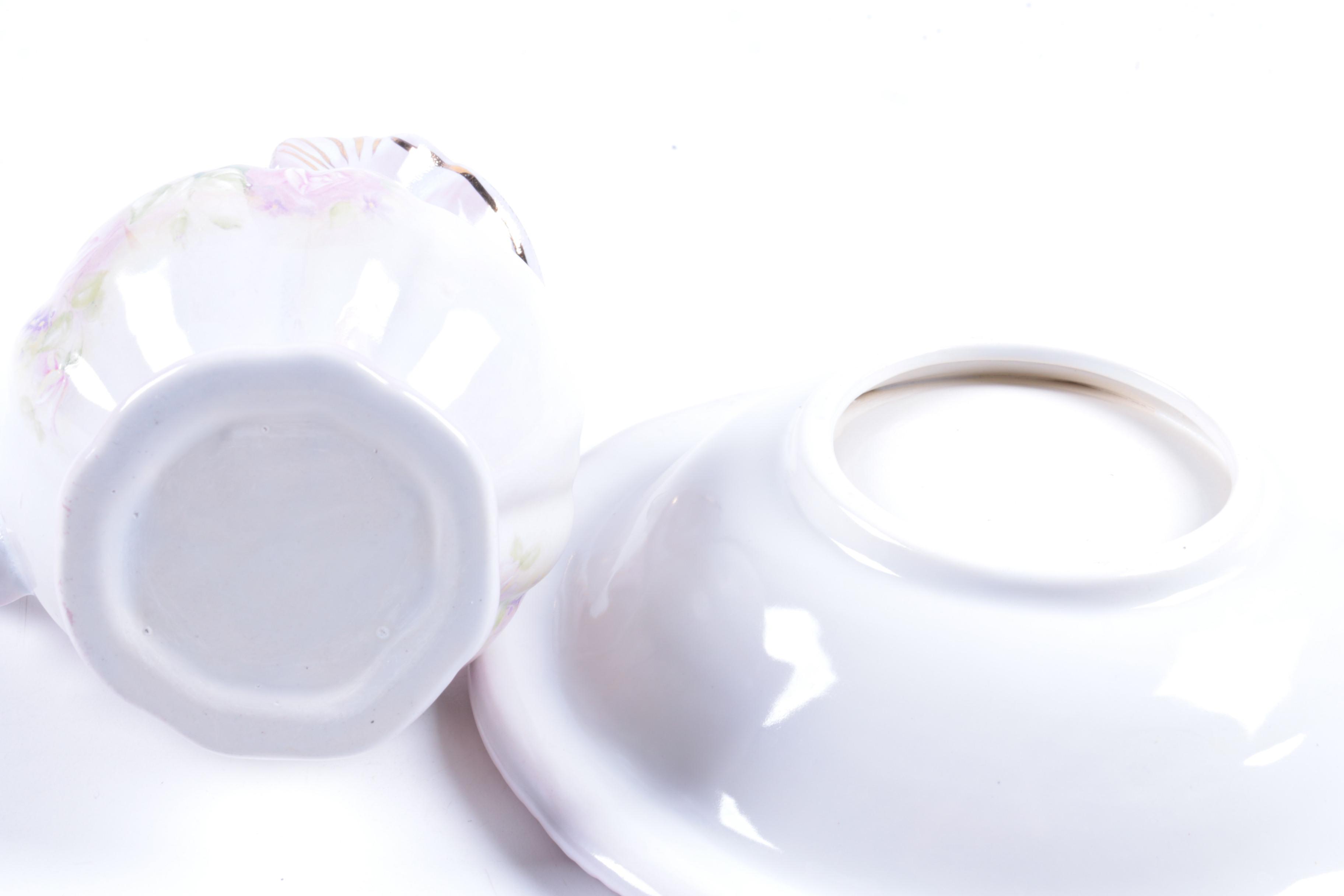 Vintage Ceramic Pitcher and Basin