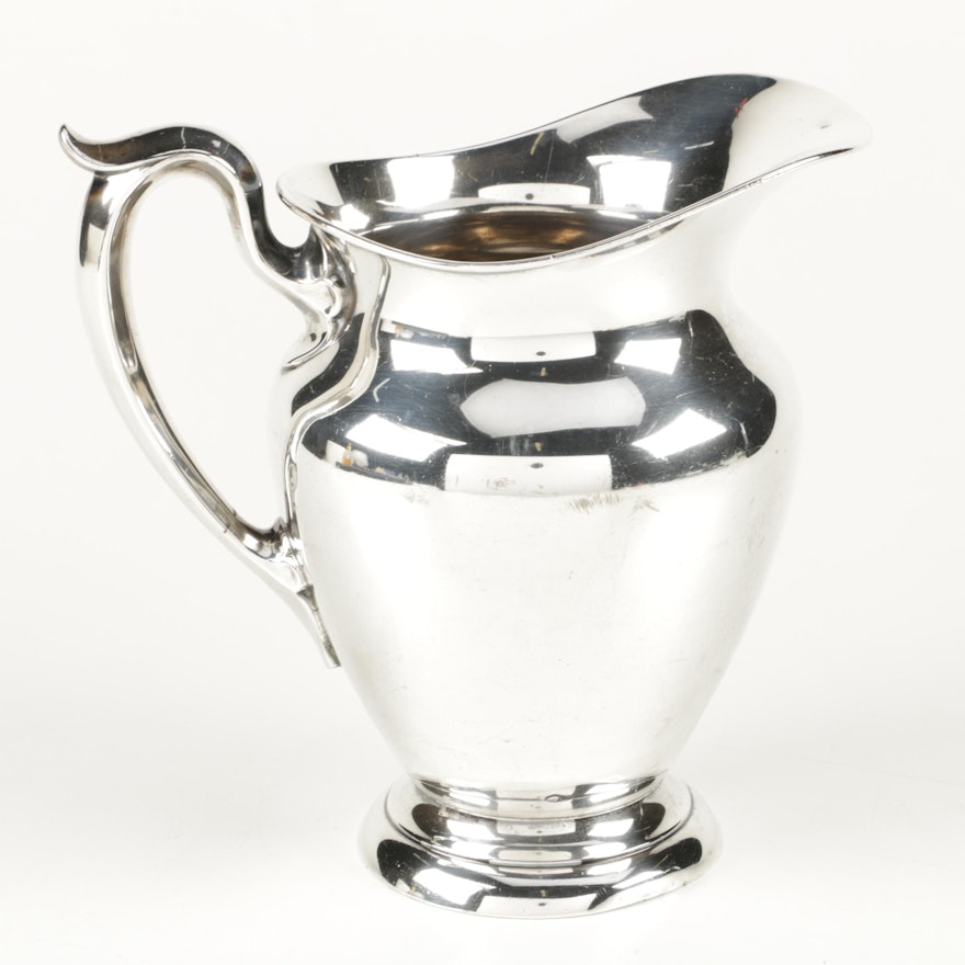 Gorham "Puritan" Sterling Silver Footed Water Pitcher