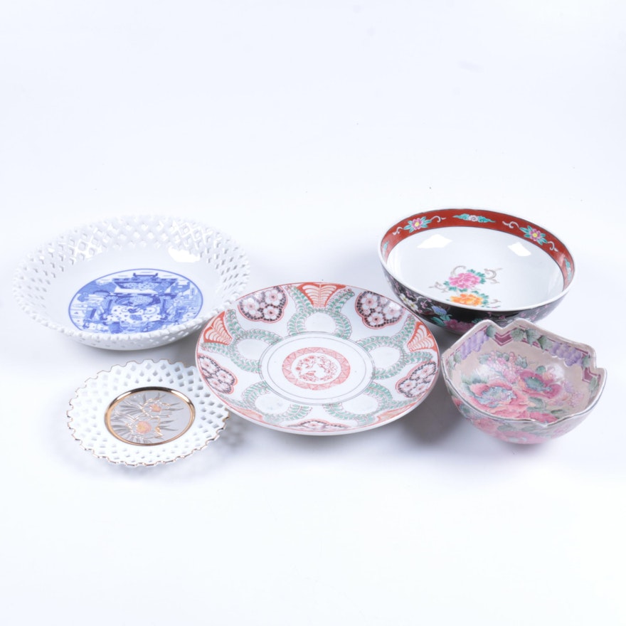 Vintage Chinese and Japanese Tableware