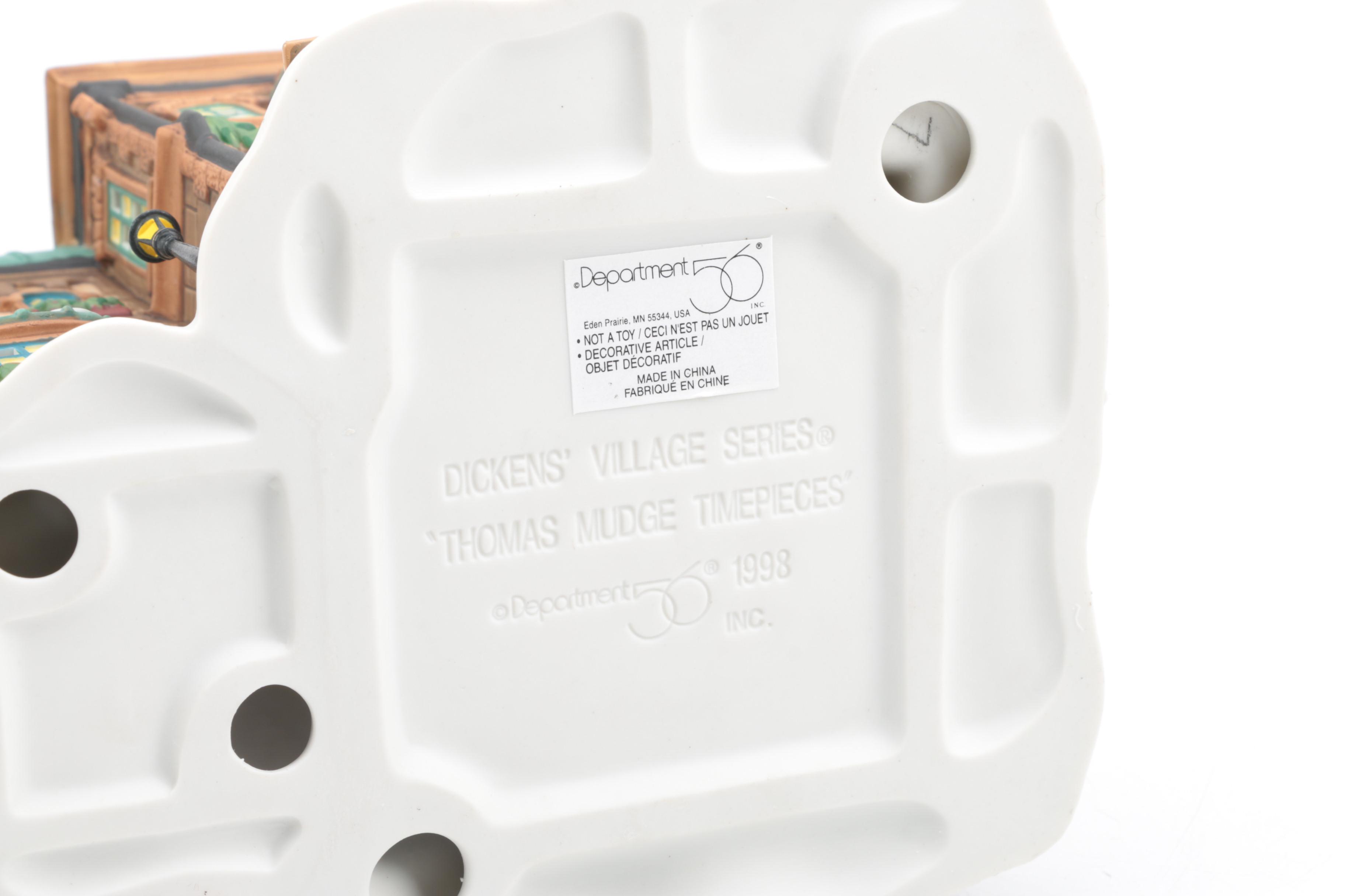 Department 56 "Dickens' Village Series" Retired Decor Buildings