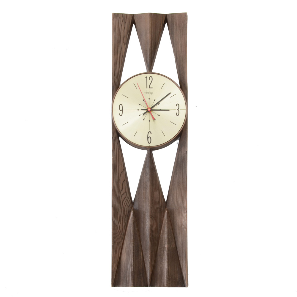 Mid Century Modern "Arabesque" Wall Clock
