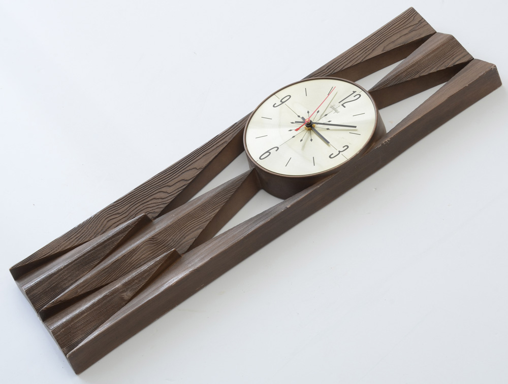 Mid Century Modern "Arabesque" Wall Clock