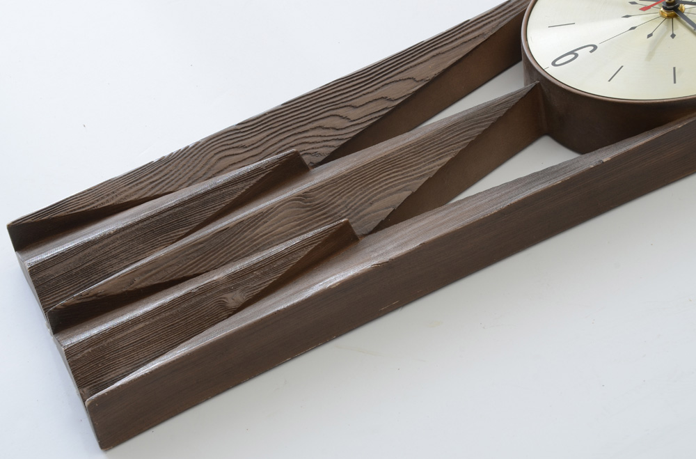 Mid Century Modern "Arabesque" Wall Clock