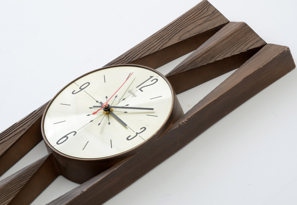 Mid Century Modern "Arabesque" Wall Clock