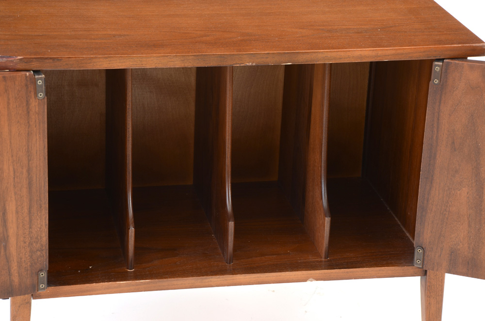 Vintage Mid Century Modern Record Cabinet