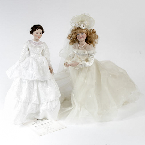 1993 Ashton-Drake Porcelain Bride Dolls