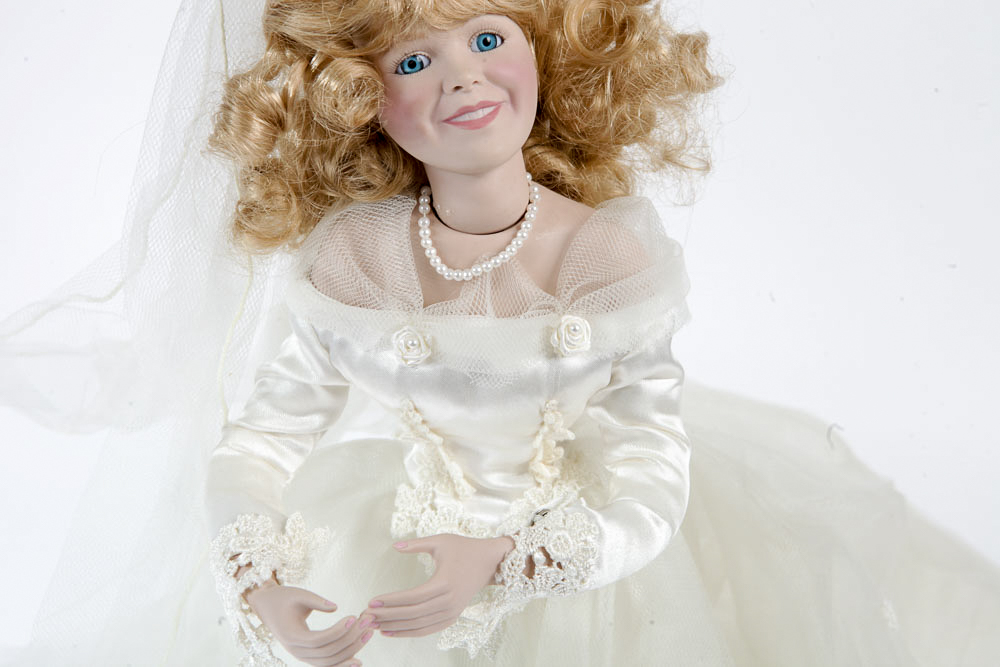 1993 Ashton-Drake Porcelain Bride Dolls