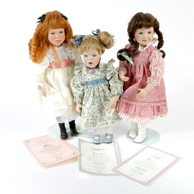 Susan Krey "Polly's Tea Party" Doll Collection