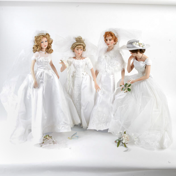 Ashton-Drake "Symbols of Love Collection" Porcelain Dolls