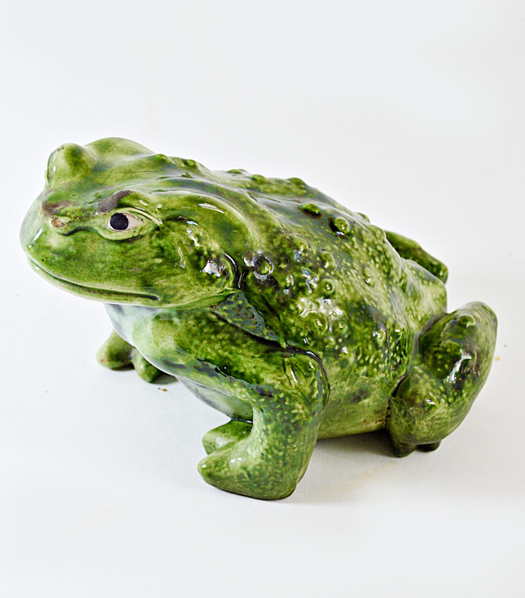 Vintage Art Pottery Garden Bullfrog