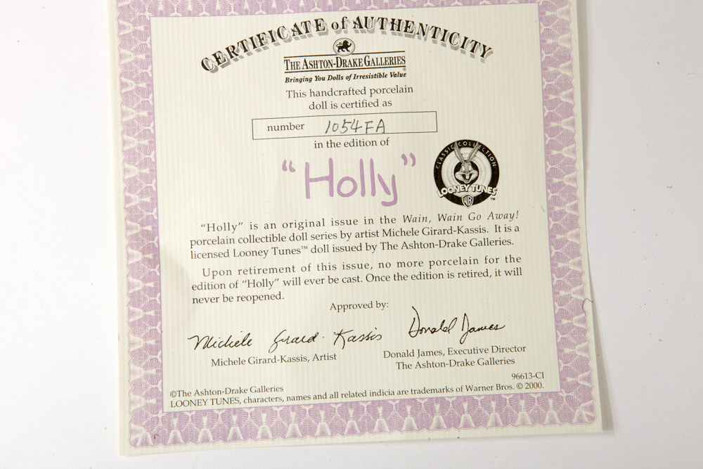 Ashton-Drake "Wain, Wain, Go Away" Doll Series