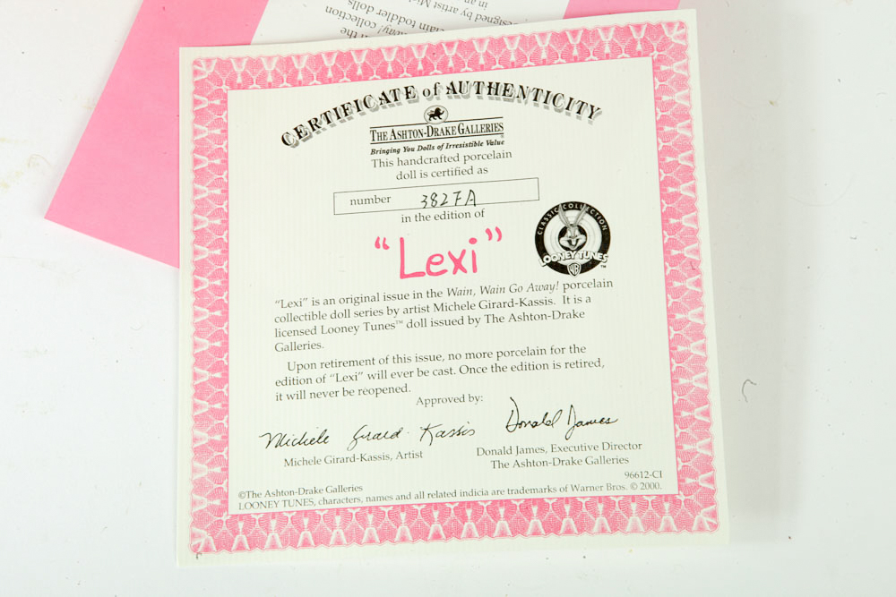 Ashton-Drake "Wain, Wain, Go Away" Doll Series