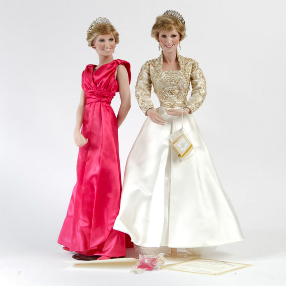 1998 Ashton-Drake "Portraits of Diana Collection" Porcelain Dolls