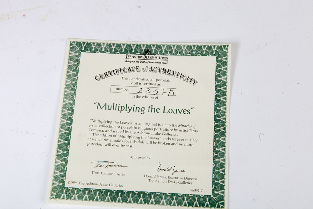 Miracles of Jesus Dolls by Ashton Drake