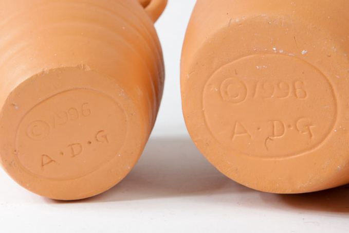 Decorative Terra Cotta Jugs