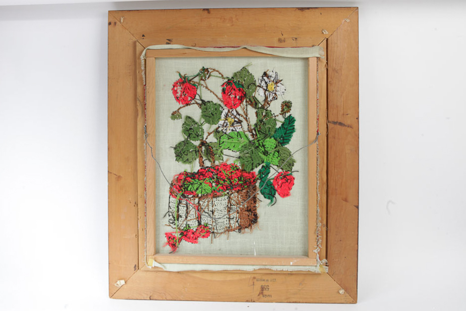 Embroidery of Strawberries