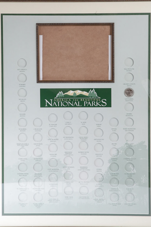 America the Beautiful National Parks Coin Collection Frame