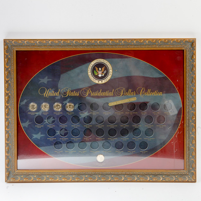 Presidential Dollar Coin Collection Frames