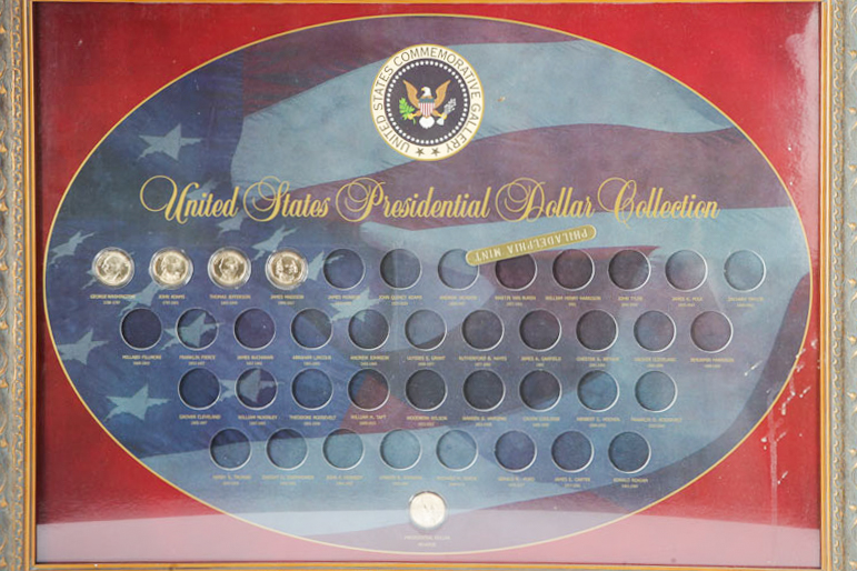 Presidential Dollar Coin Collection Frames