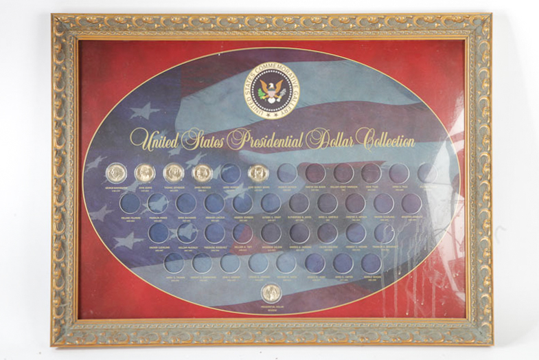 Presidential Dollar Coin Collection Frames
