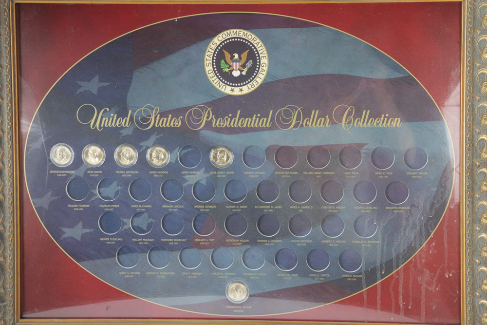 Presidential Dollar Coin Collection Frames