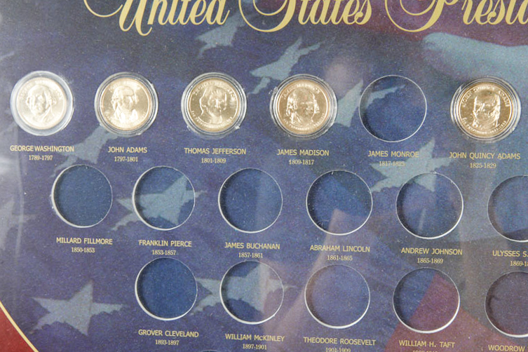 Presidential Dollar Coin Collection Frames