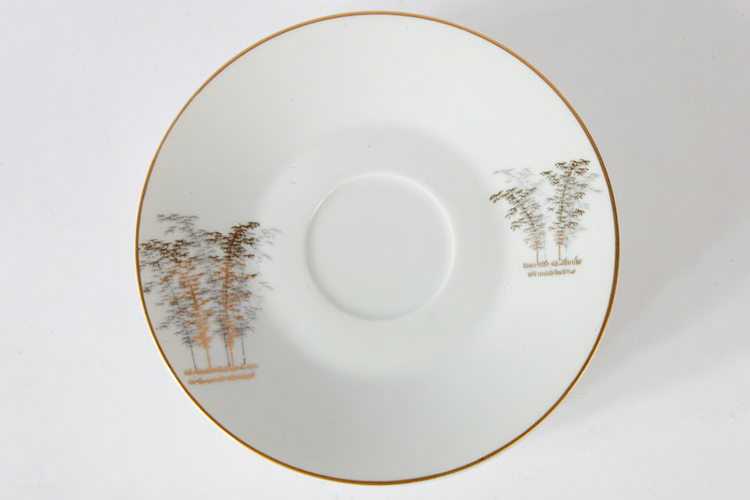 Fukagawa "Gold Bamboo" Porcelain Set