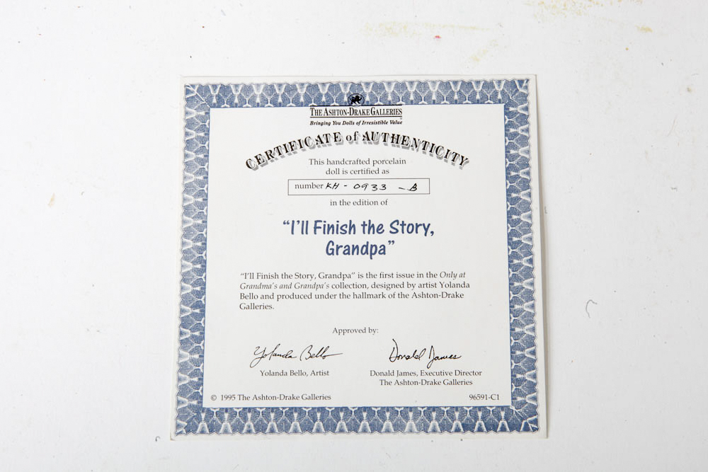 1995 Ashton-Drake "Only At Grandma's and Grandpa's Collection" Dolls