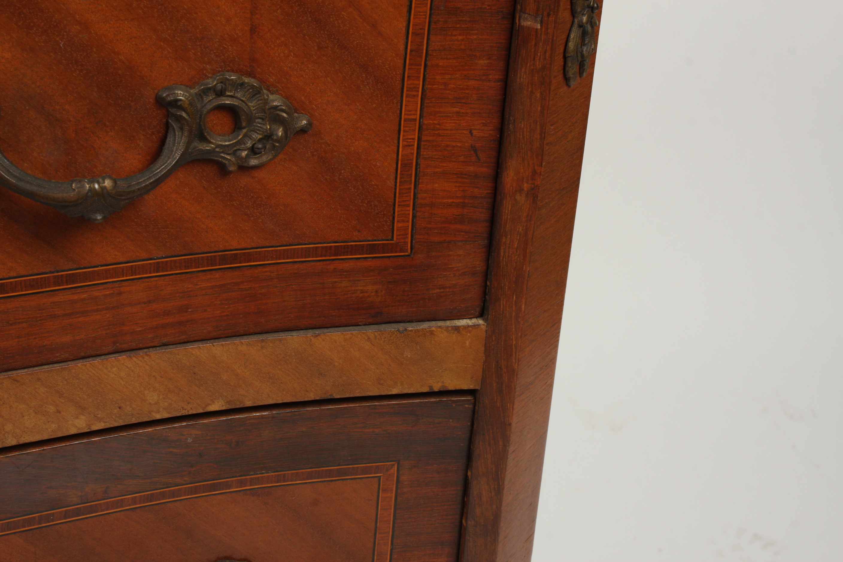 Vintage Louis XV Style Marble Top Commode