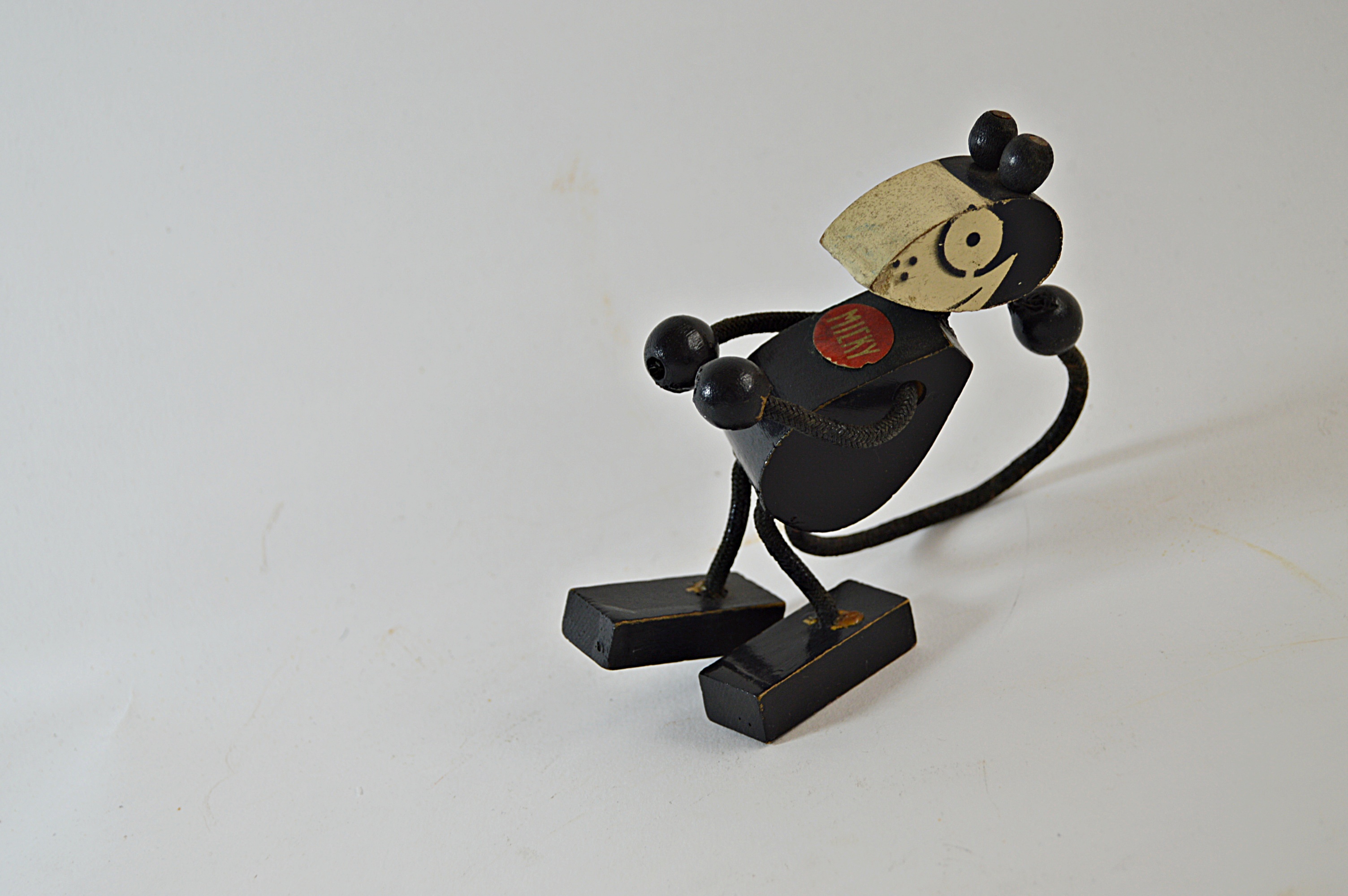 Original 1926 Performo Micky Mouse Wooden Toy