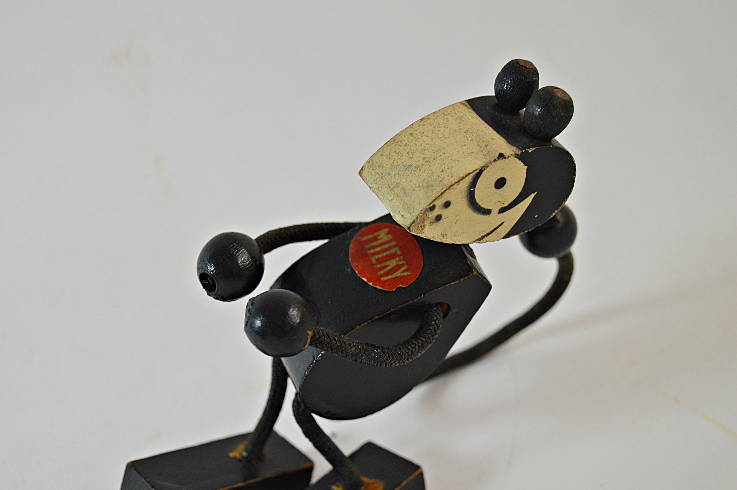 Original 1926 Performo Micky Mouse Wooden Toy