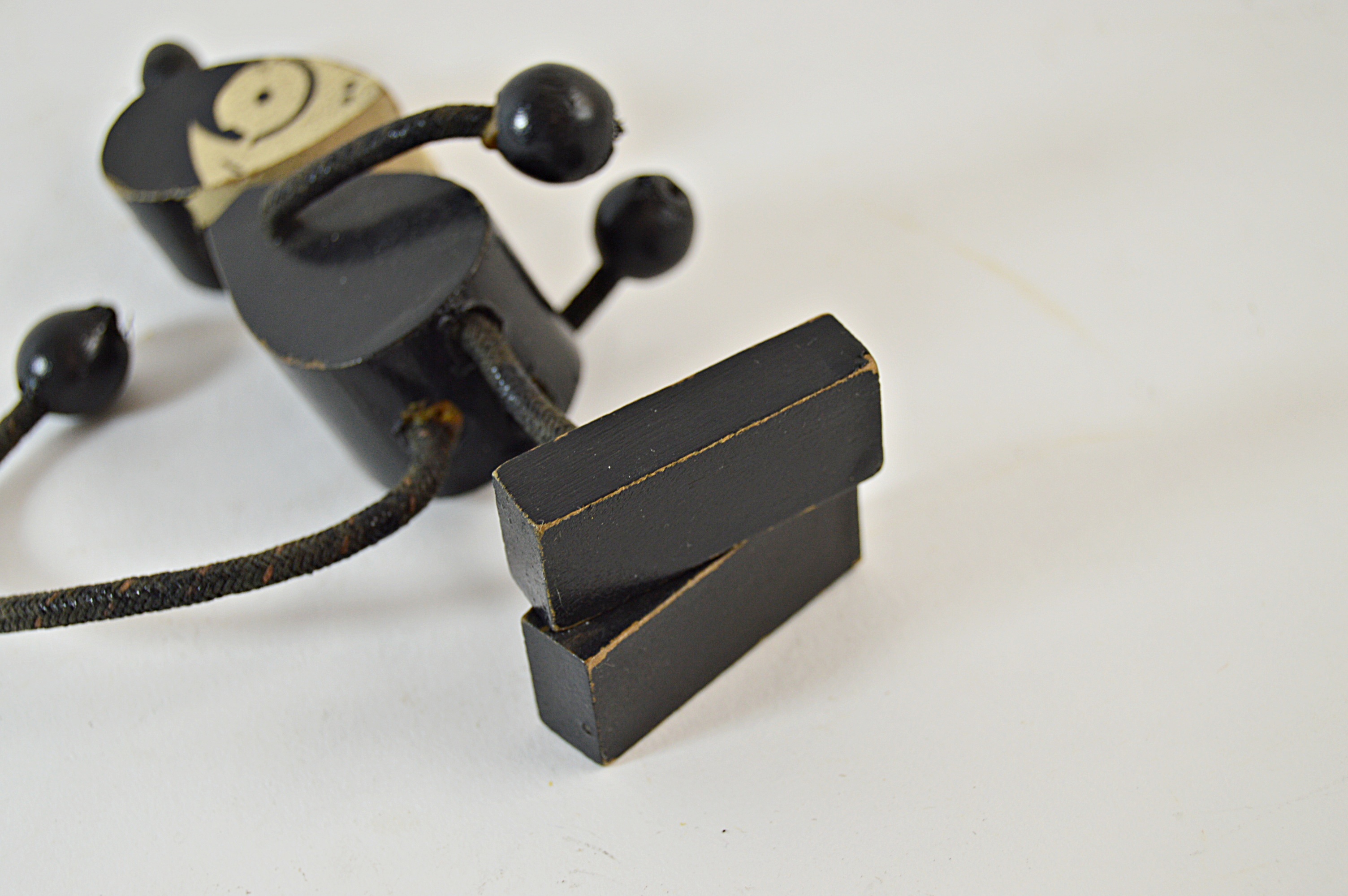 Original 1926 Performo Micky Mouse Wooden Toy