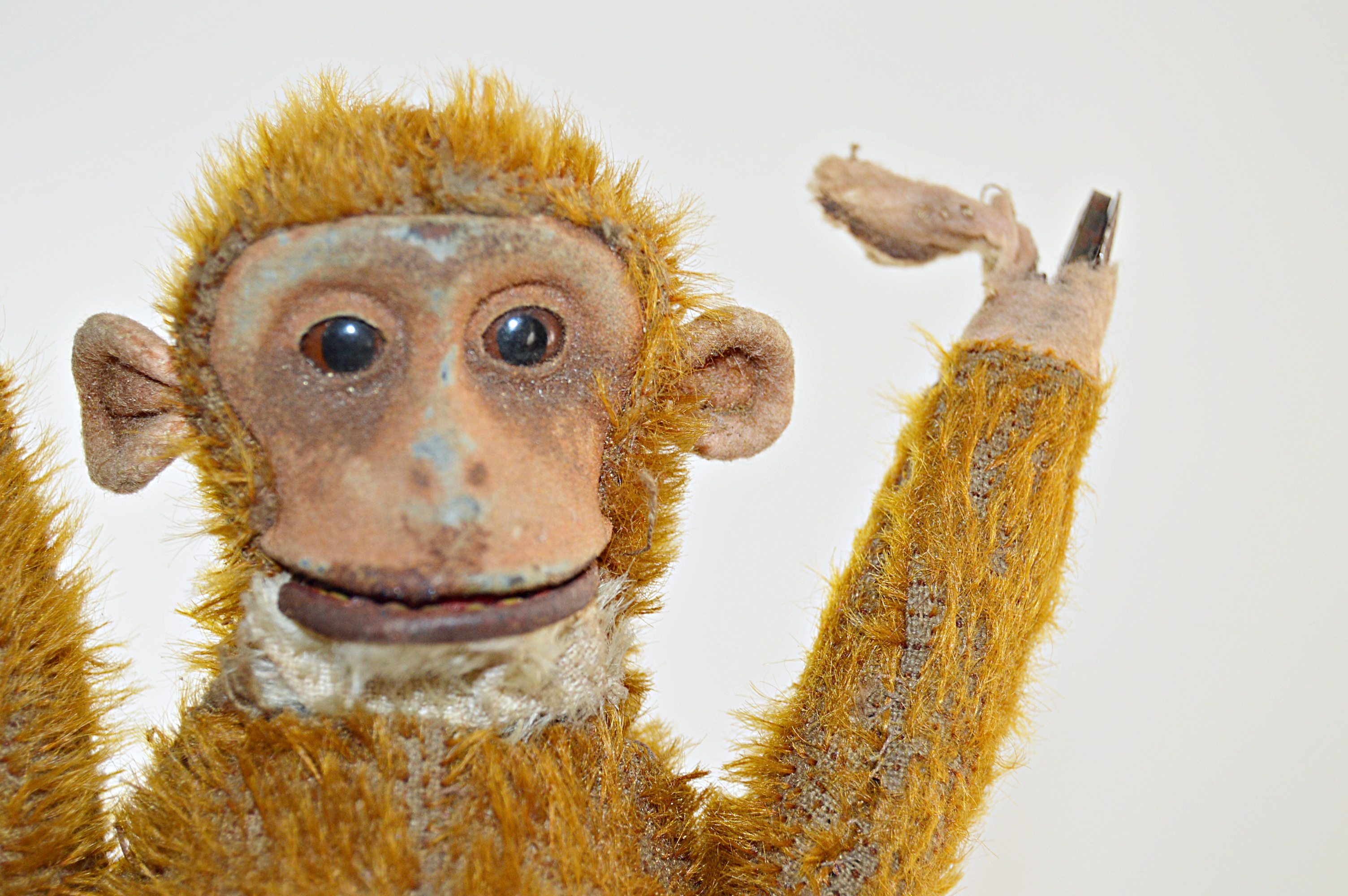 Vintage Mohair Chimp Toy