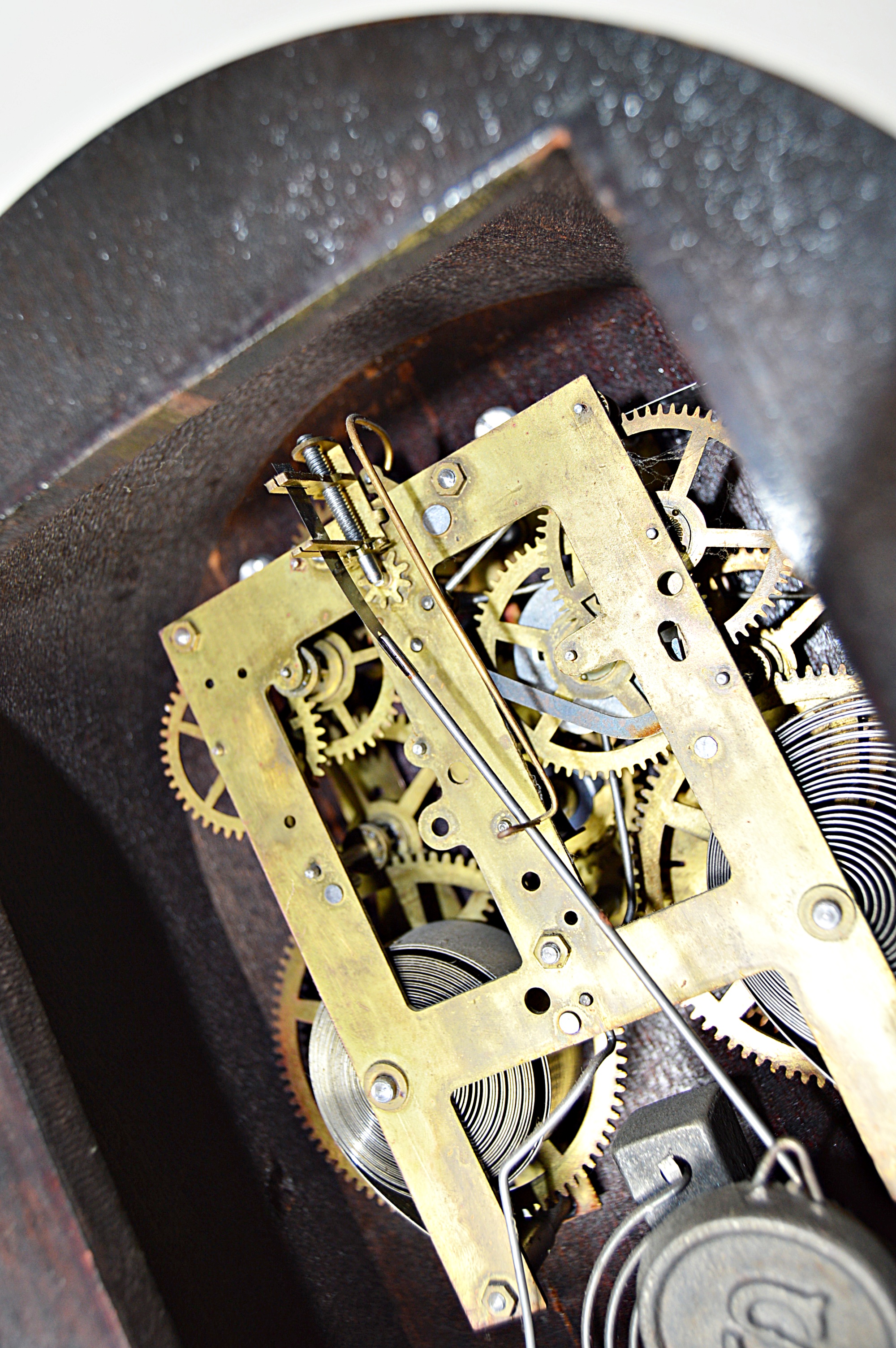 Vintage Wooden Mantle Clock