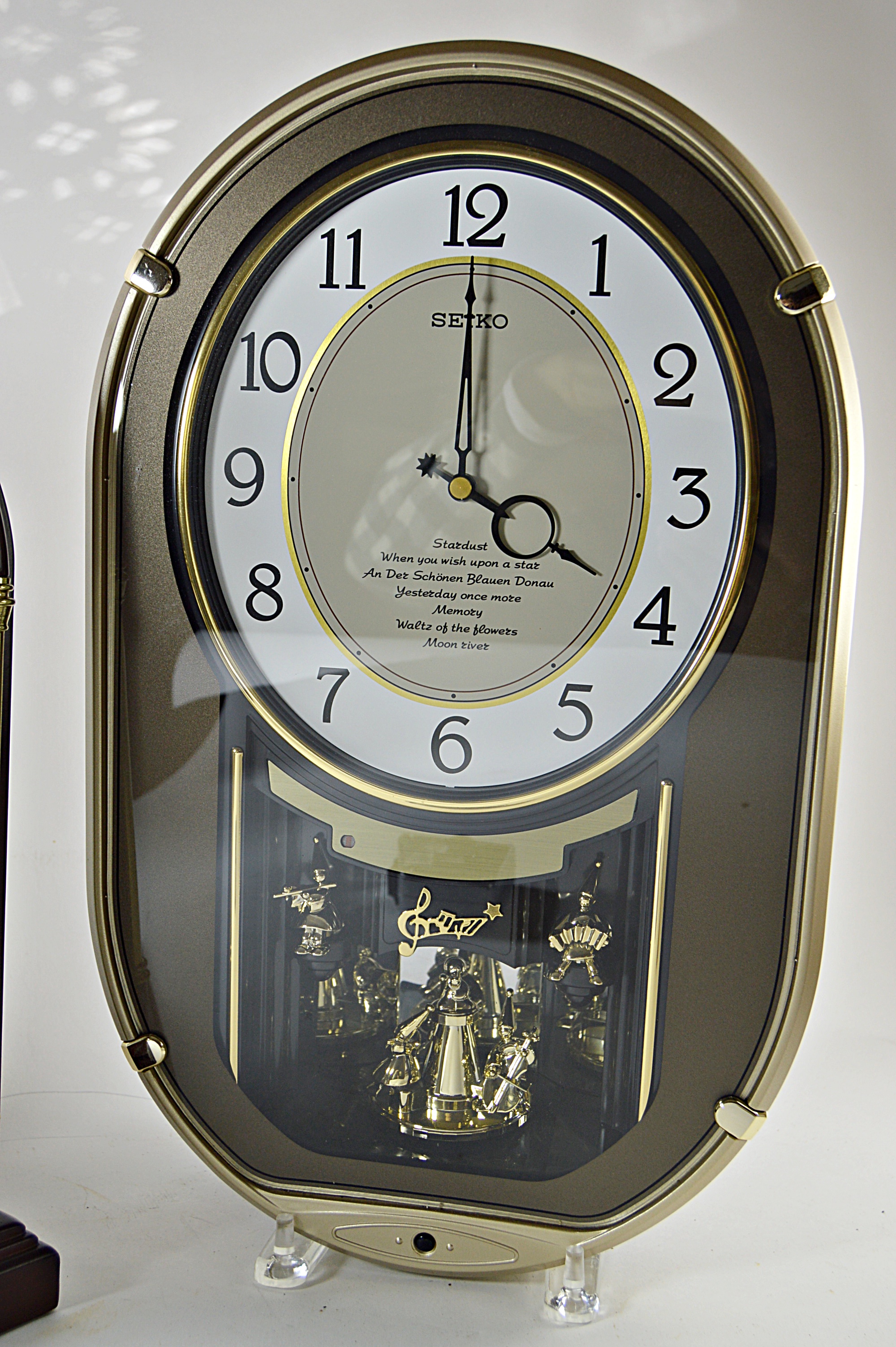 Seiko Musical Wall Clock and Domed Clock with Brass Works