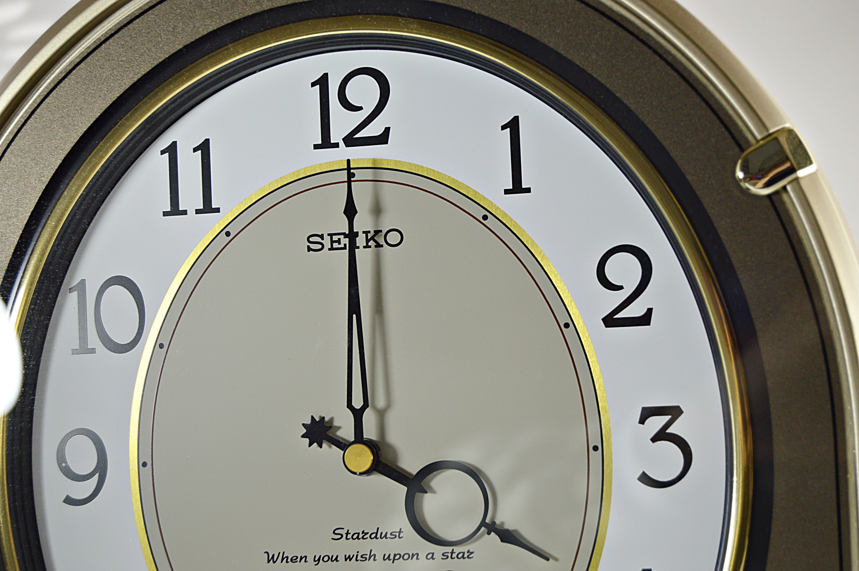 Seiko Musical Wall Clock and Domed Clock with Brass Works