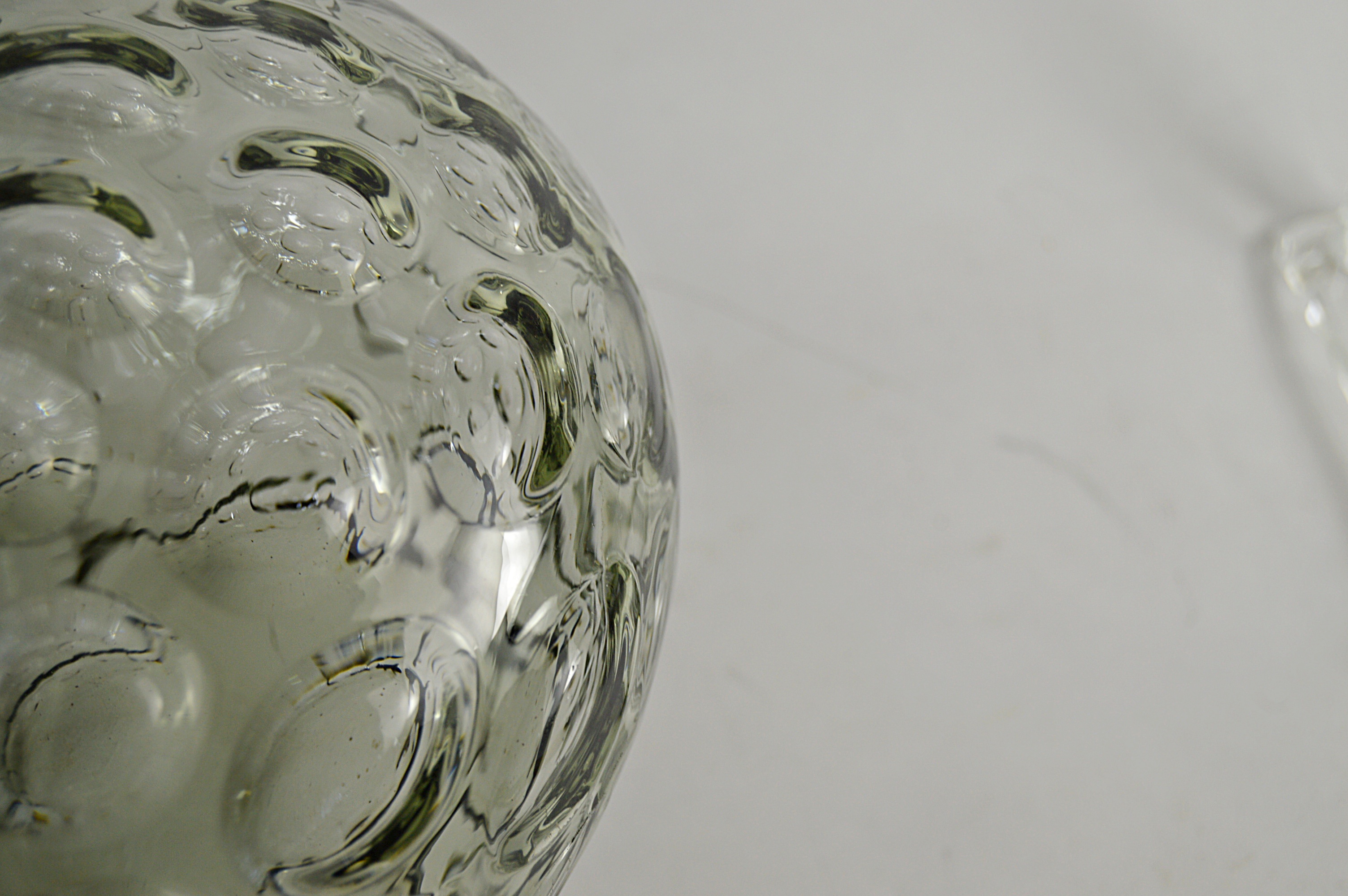 Mid Century Modern Glass Bubble Vase